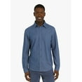thumbnail image 1 of Chaps Men's & Big Men's Tech Oxford Long Sleeve Knit Shirt, Sizes S-3XL, 1 of 8
