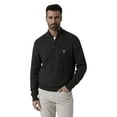 thumbnail image 1 of Chaps Men's & Big Men's Twist Honeycomb Solid Quarter Zip Sweater, 1 of 3