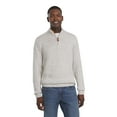 thumbnail image 1 of Chaps Men's & Big Men's Twist Mockneck Quarter Zip Pull Over Sweater, Sizes S - 2XL, 1 of 4