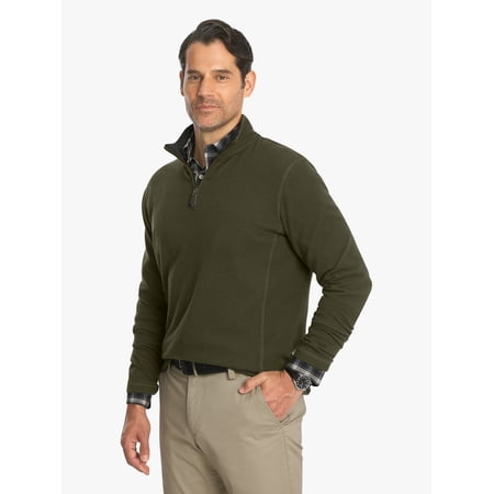 Chaps Men's & Big Men's Woodland Quarter Zip Sweater, Sizes S-2XL