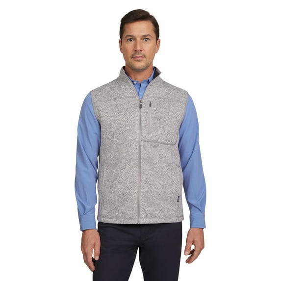 Chaps Men's & Big Men's Zip Up Sweater Fleece Vest