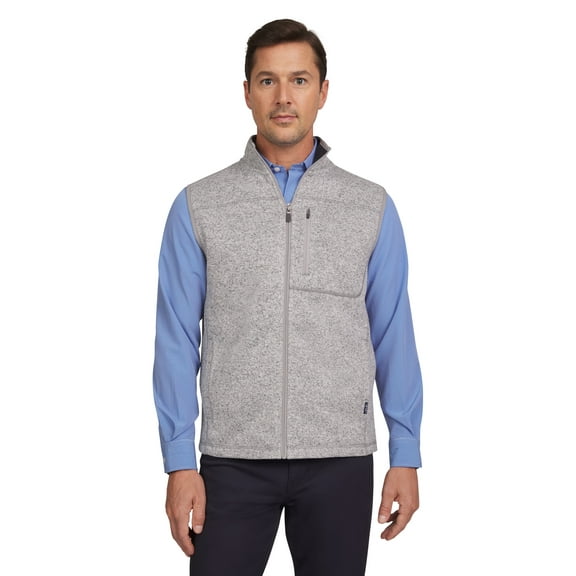 Chaps Men's & Big Men's Zip Up Sweater Fleece Vest