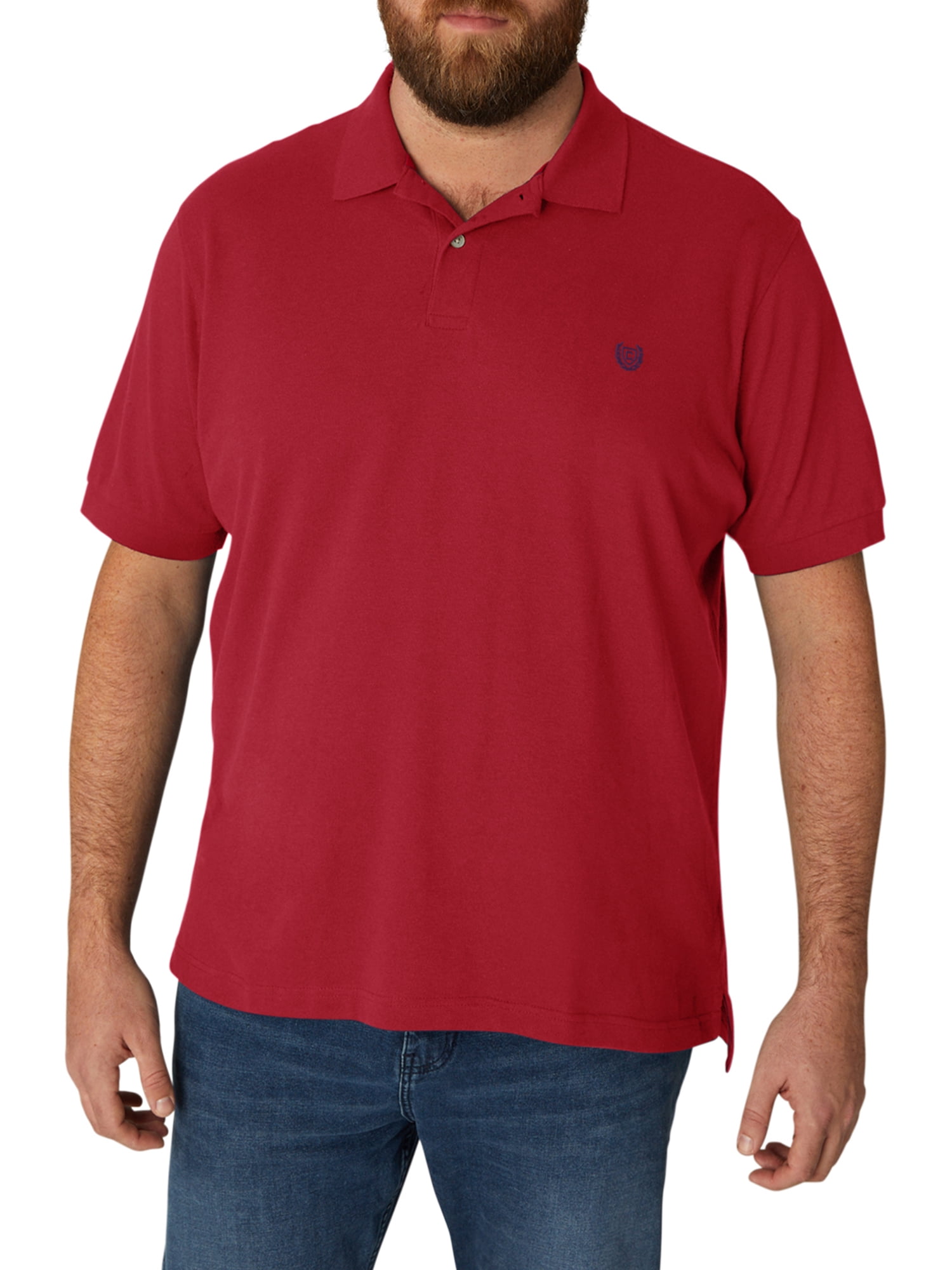 Chaps Men s Big and Tall Everyday Polo Shirt Walmart