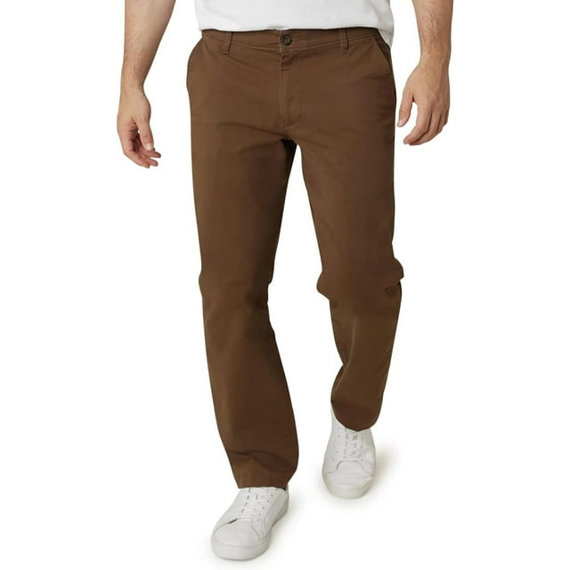 Chaps Men's Big and Tall Khaki Pants Classic Straight Fit Casual Pant