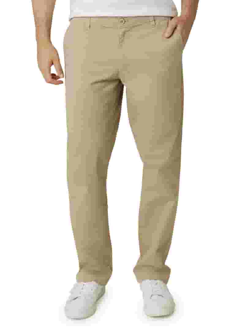Chaps Men's Big and Tall Khaki Pants - Straight Fit Comfort Chaps Men's Big and Tall Khaki Pants - Straight Fit Comfort