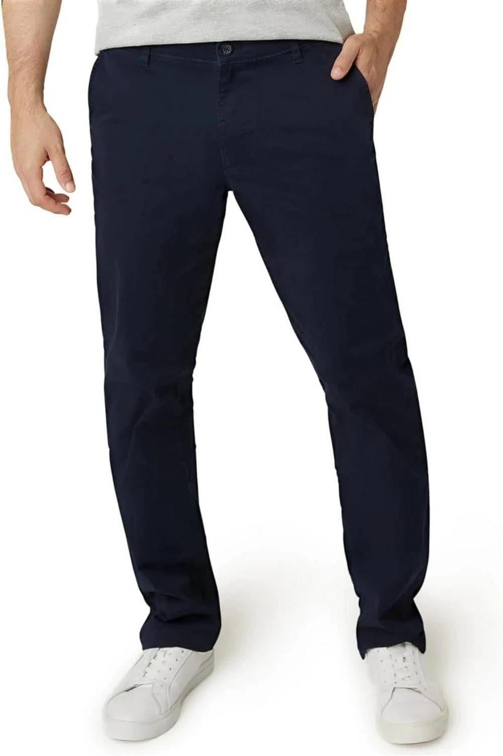 Chaps Men's Big and Tall Khaki Pants Classic Straight Fit Casual Pant