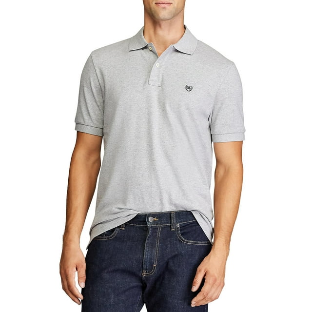 Chaps Men’s & Big and Tall Men's Short Sleeve Everyday Pique Polo Shirt, Sizes S-4XL