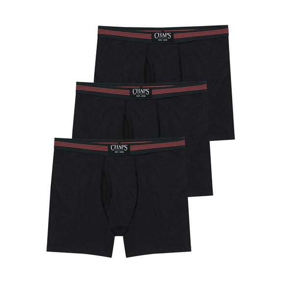 Chaps Men's Boxer Brief, 3 Pack