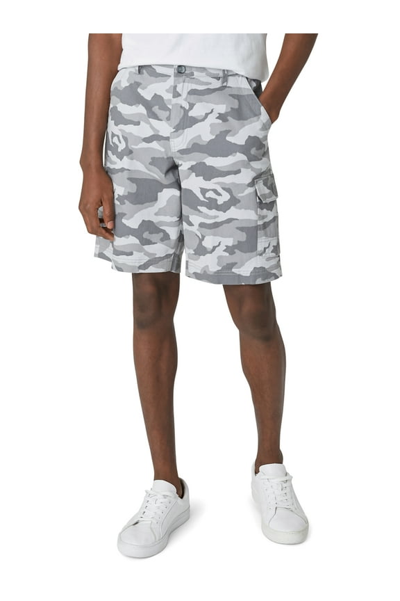 Men's Brushed Stretch Twill Cargo Shorts, 10" Inseam