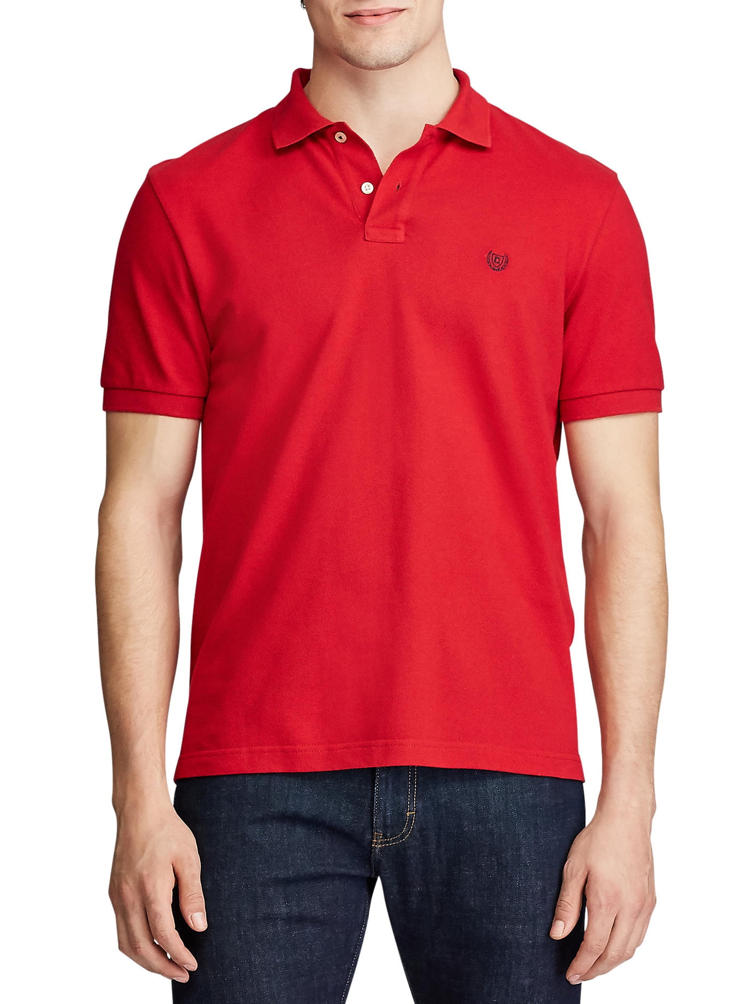 Dicht Dominant Stratford on Avon Chaps Men's Classic Fit Short Sleeve Cotton Everyday Solid Pique Polo Shirt  - Walmart.com