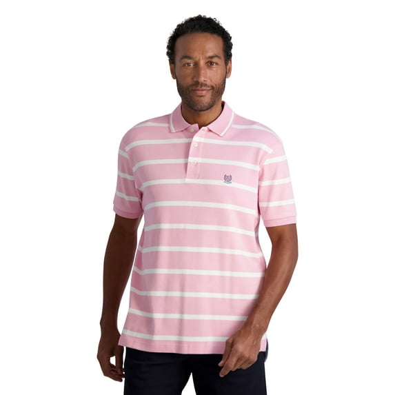 Chaps Men's Classic Fit Striped Cotton Jersey Polo Shirt, Sizes XS-4XB