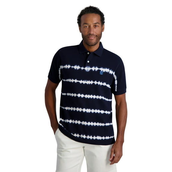 Chaps Men's Classic Fit Tie Dye Cotton Pique Polo Shirt, Sizes XS-4XB