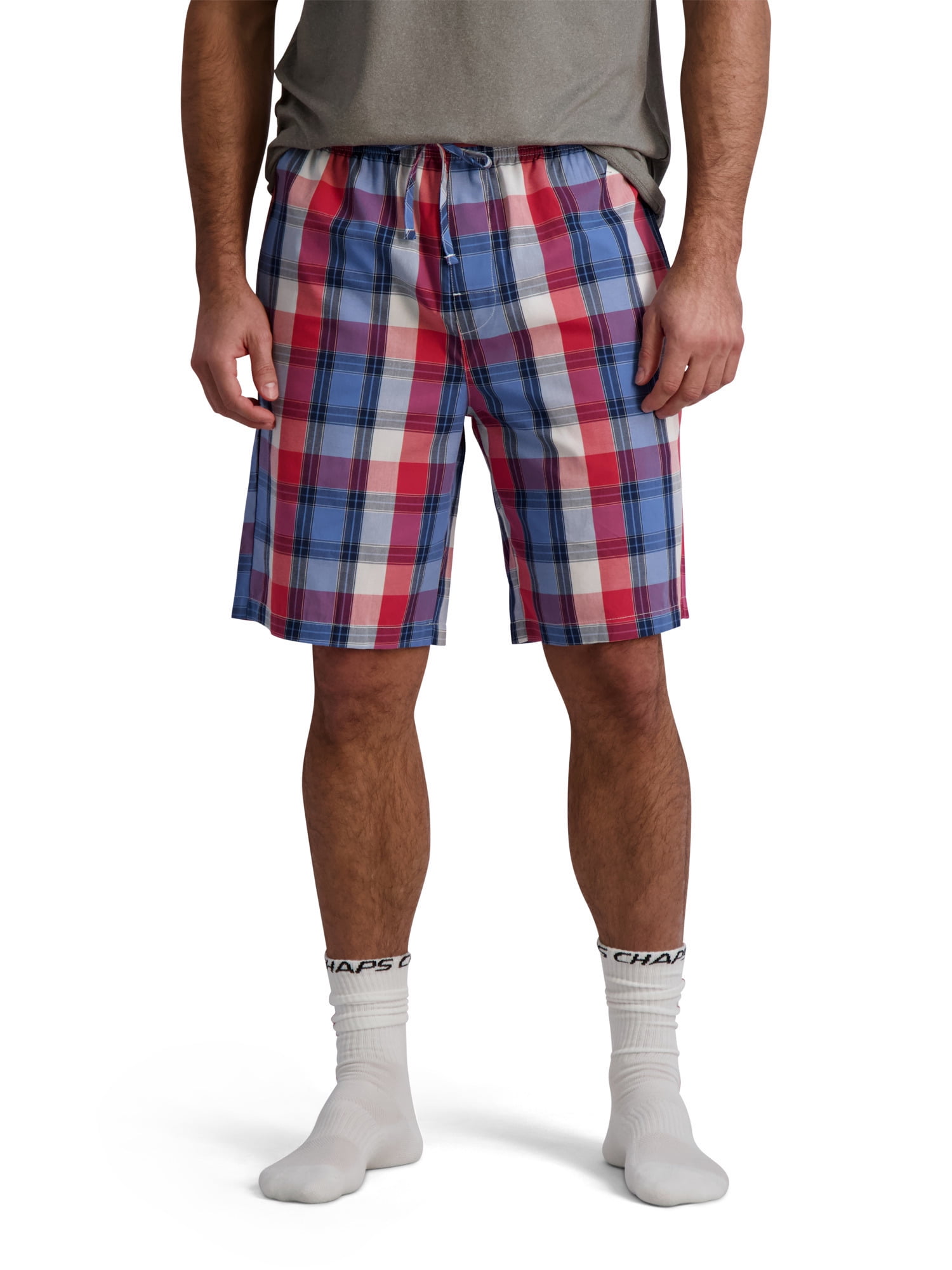 Chaps Men's Classic Poplin Sleep Shorts with Pockets - Walmart.com