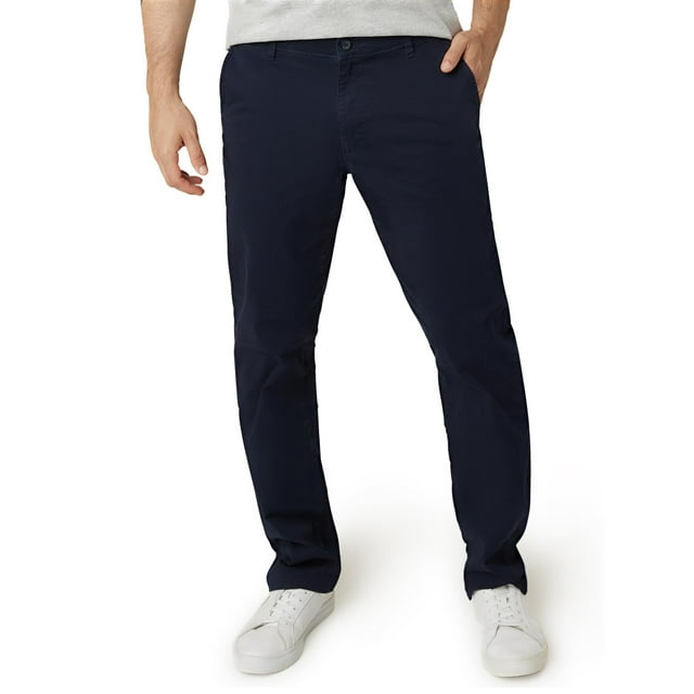 Chaps Men's Classic Straight Fit Stretch Chino Pants, Sizes 29-52 ...