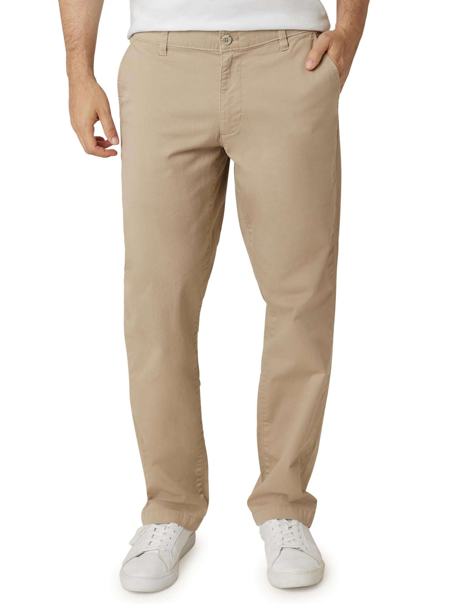 Chaps Men's Classic Stretch Straight Fit Coastland Wash Chino Pant