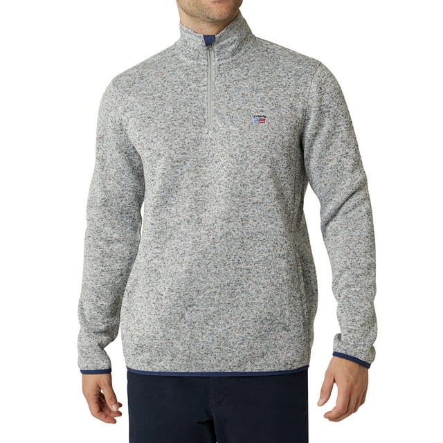 Chaps Men's Coastal Quarter Zip Sweater Fleece Sizes XS up to 4XB