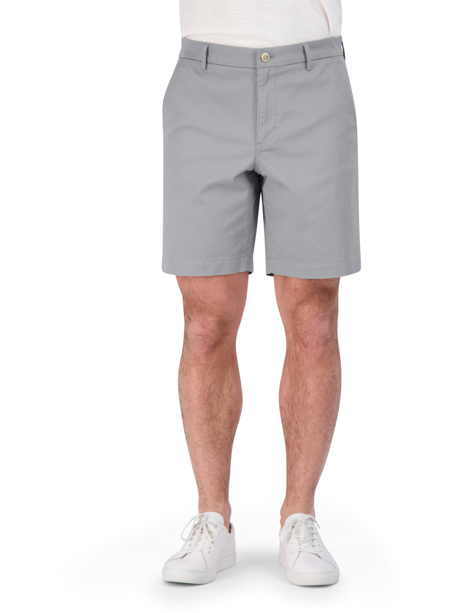 Chaps Men's Coastland Wash FlatFront Shorts with Stretch 9" InseamSize 2954