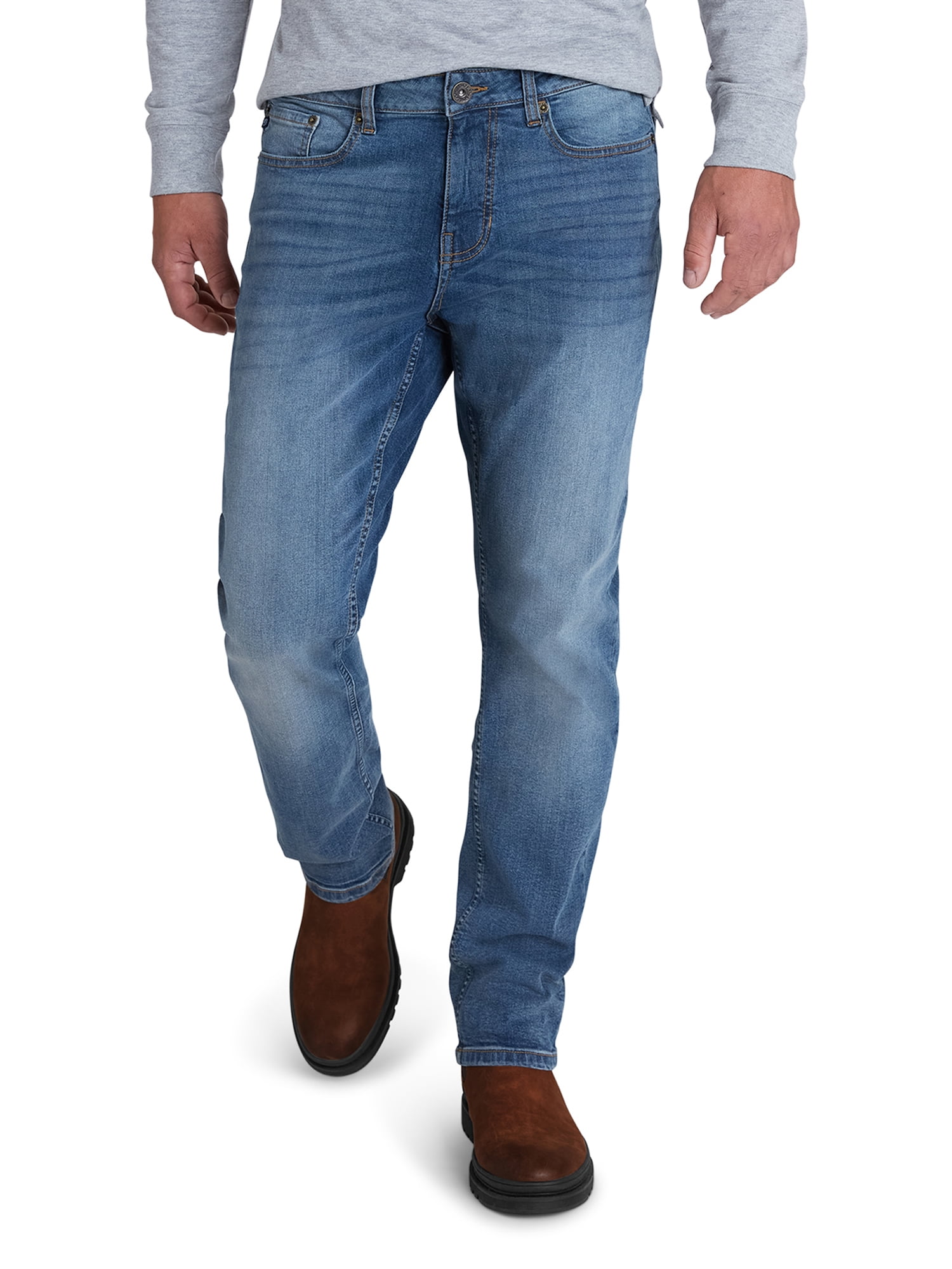 Chaps Men’s Comfort Stretch Denim Relaxed Fit – Sizes 29 up to 52 ...