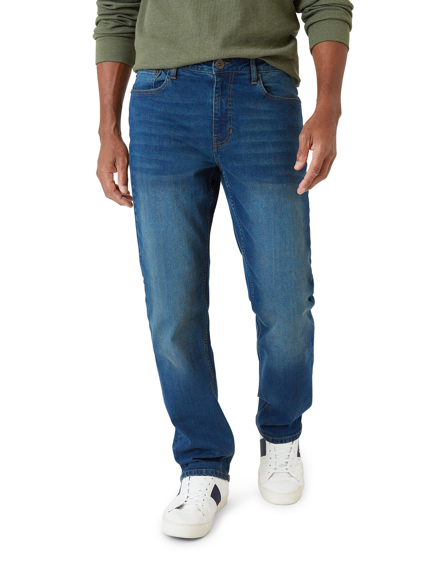 Chaps Men’s Comfort Stretch Denim Relaxed Fit Sizes 29 up to 52