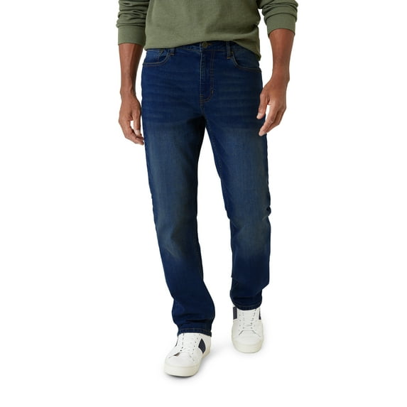 Chaps Men’s Comfort Stretch Denim Slim Straight Fit – Sizes 29 up to 52