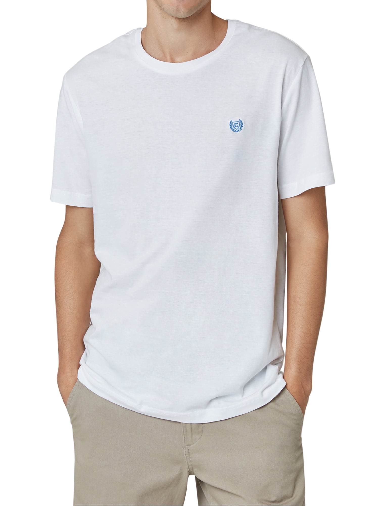Slapen dubbellaag visie Chaps Men's Cotton Short Sleeve Iconic Crew Neck T-Shirt - Walmart.com
