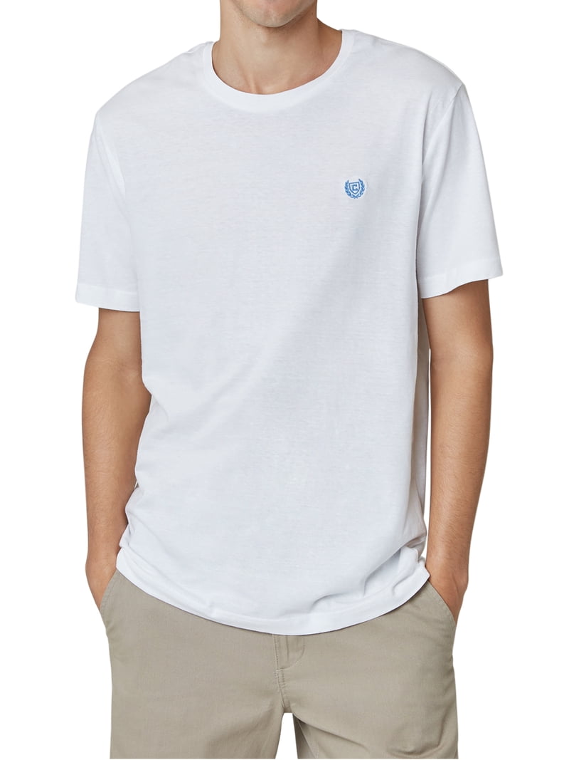 Chaps Mens Cotton T-Shirt Super Soft Short Sleeve Men's Casual Tee