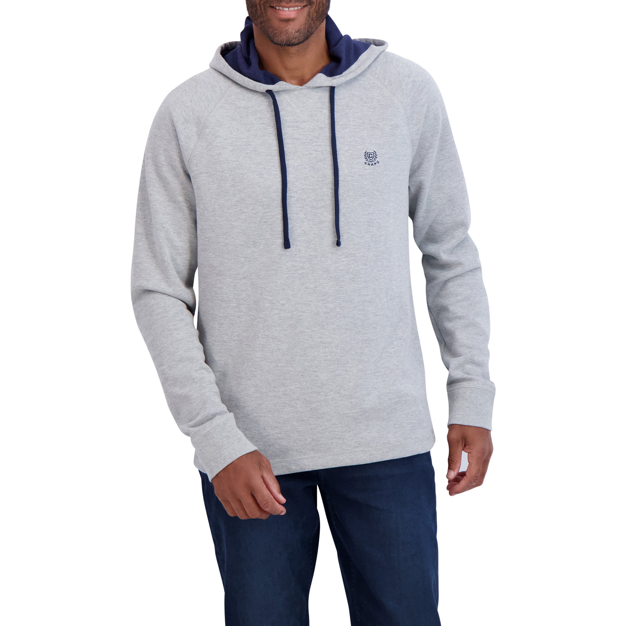 Chaps Men's Double Face Interlock Pullover Hoodie Sizes XS up to