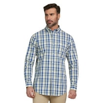 Chaps Men's Easy Care Woven Long Sleeve Button Down Shirt, Sizes S-2XL