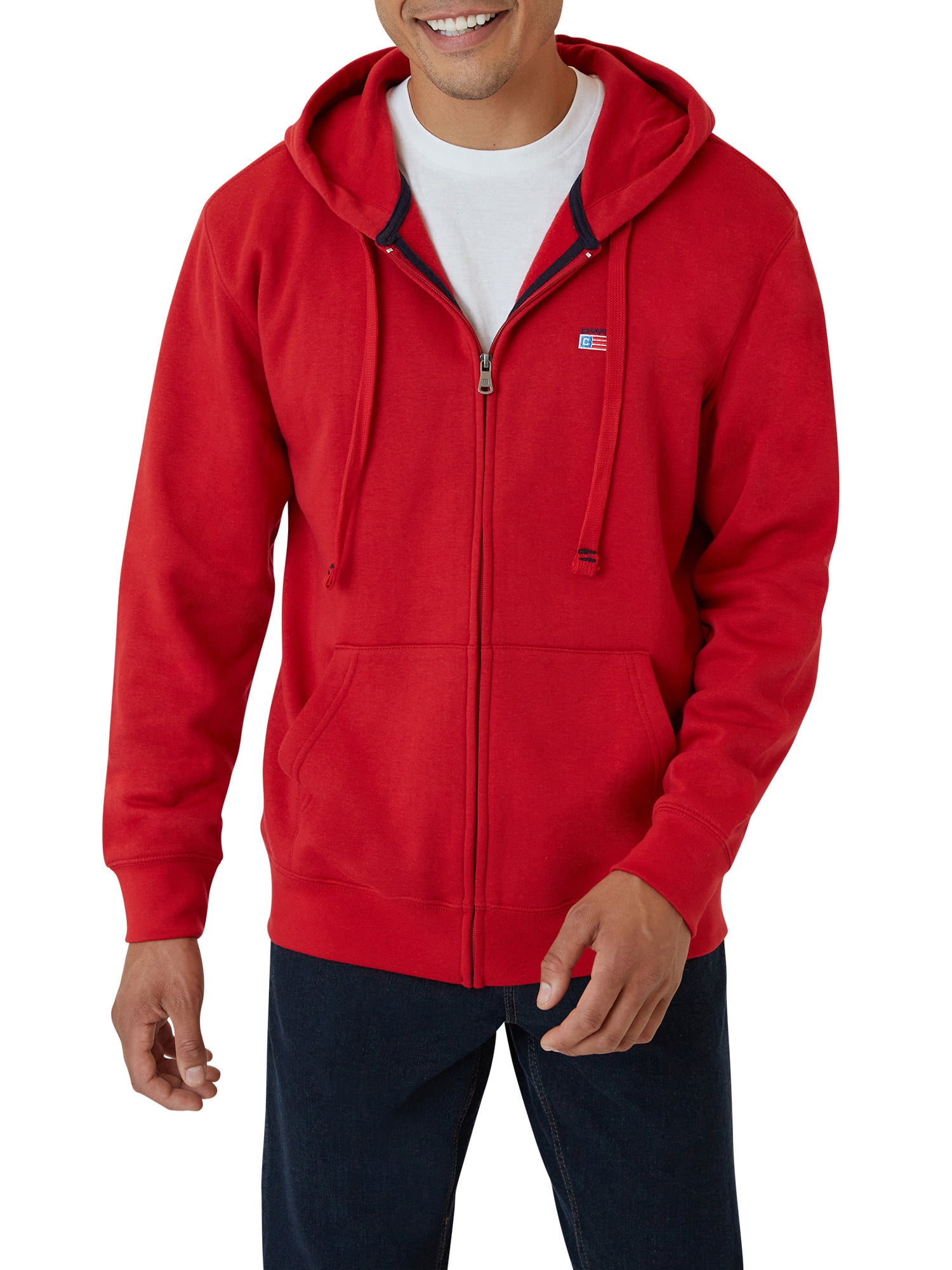 Chaps Men's Everyday Fleece Full Zip Hoodie, Sizes XS up to 4XB