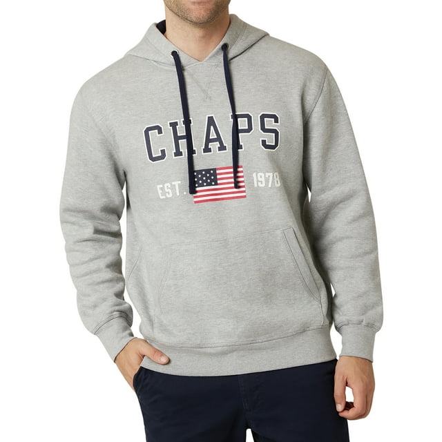 Chaps Men's Everyday Fleece Logo Pullover Hoodie Sizes XS up to 4XB