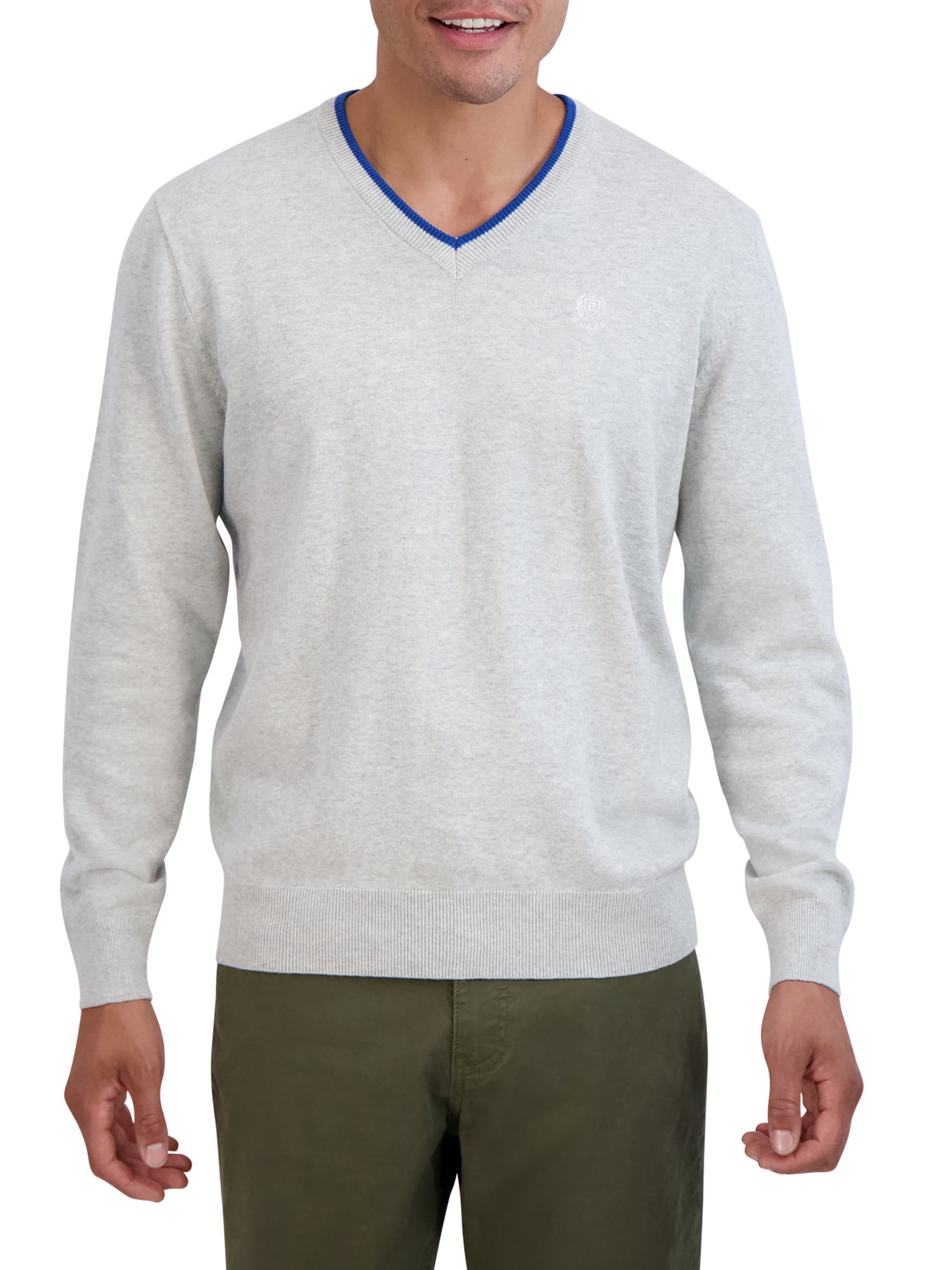 Mens cotton v neck sweaters sale