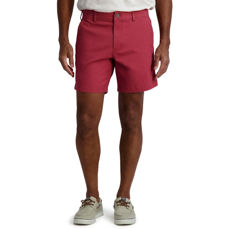 Chaps Men's Flat Front Stretch Twill Shorts, Sizes 28-42