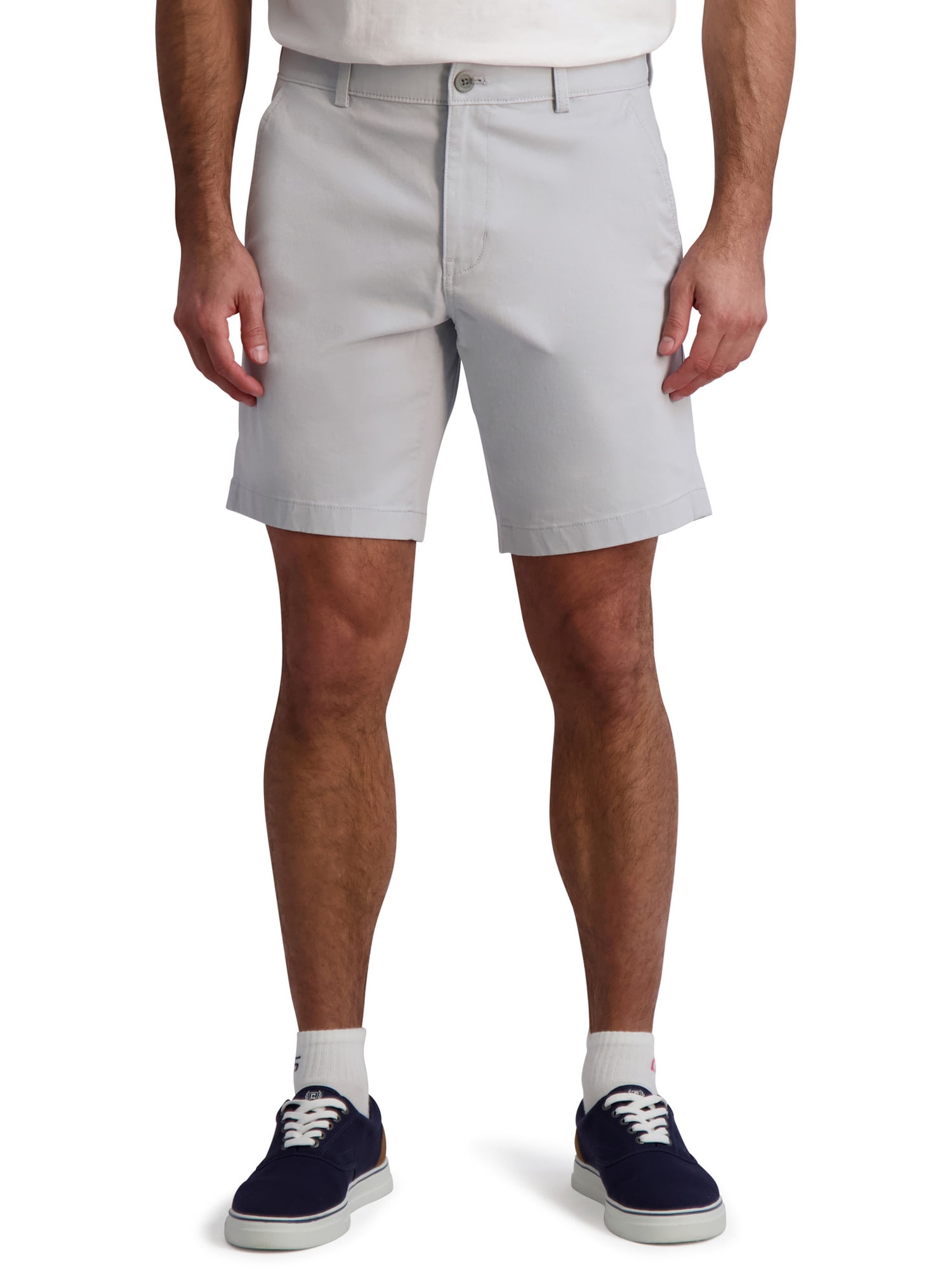 Chaps Men's Flat Front Stretch Twill Shorts, Sizes 2842