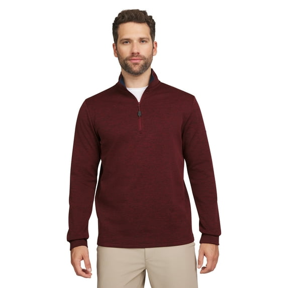 Chaps Golf Men's & Big Men's Fleece Quarter Zip Pullover Sweater, Sizes S-5XL