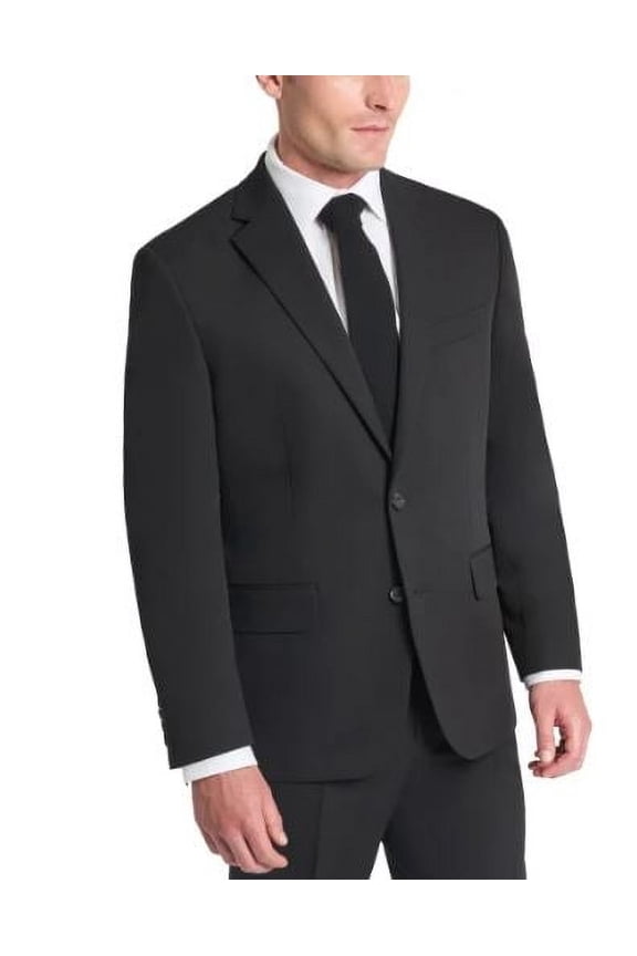 Men's Fully Lined Suit Separate Jacket, Black 40 Short