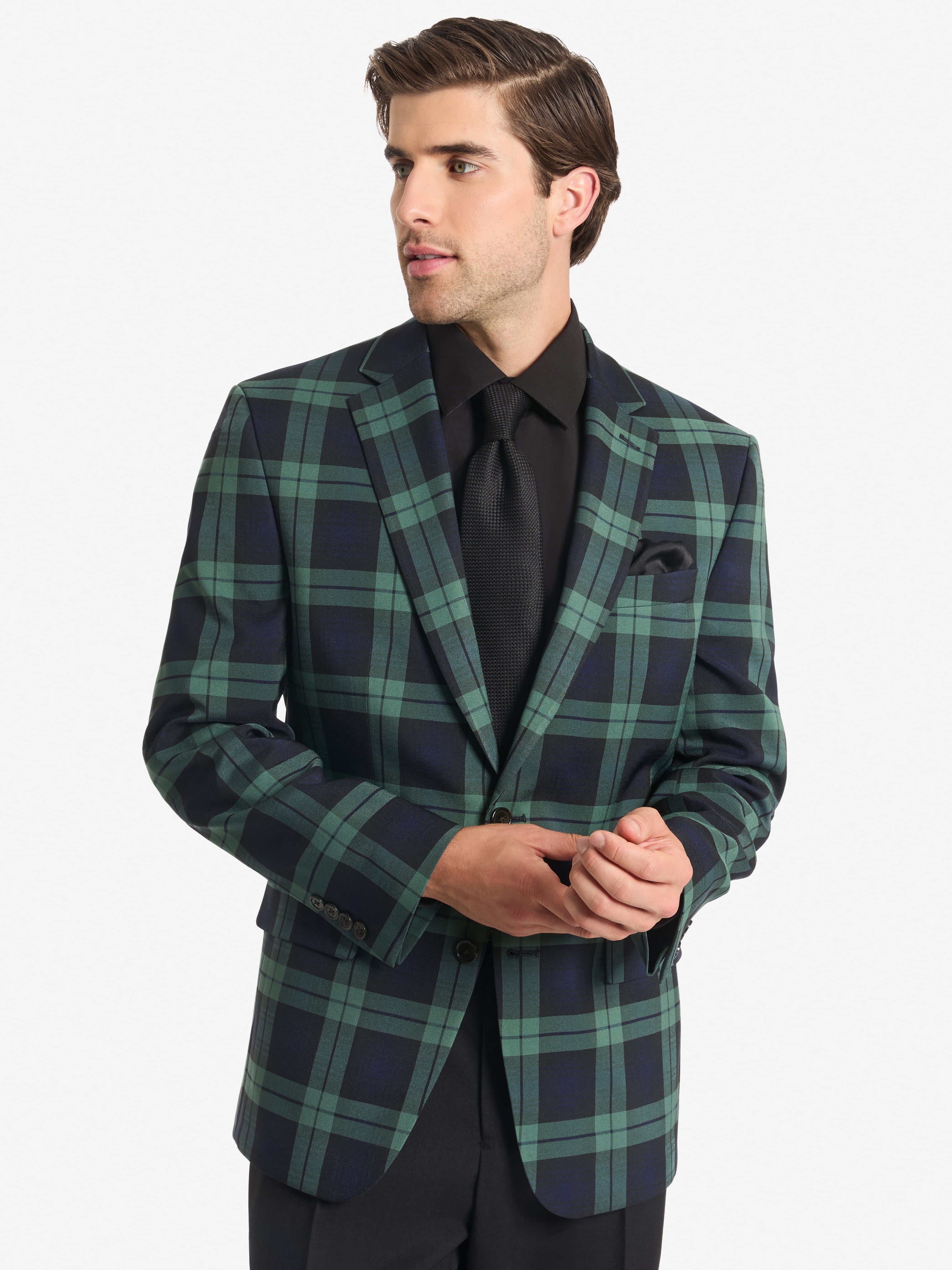 Blackwatch Tartan Suit Jacket Mens Mens Tartan Suit Jacket Shop