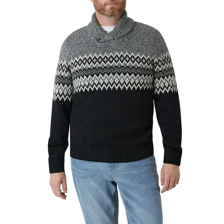 Chaps Men's Holiday Shawl Collar Sweater - Sizes XS up to 4XB