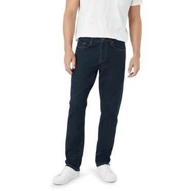 Chaps Men's Jeans - Straight Leg Comfort Stretch Denim Jeans - Regular Slim Fit Jeans for Men