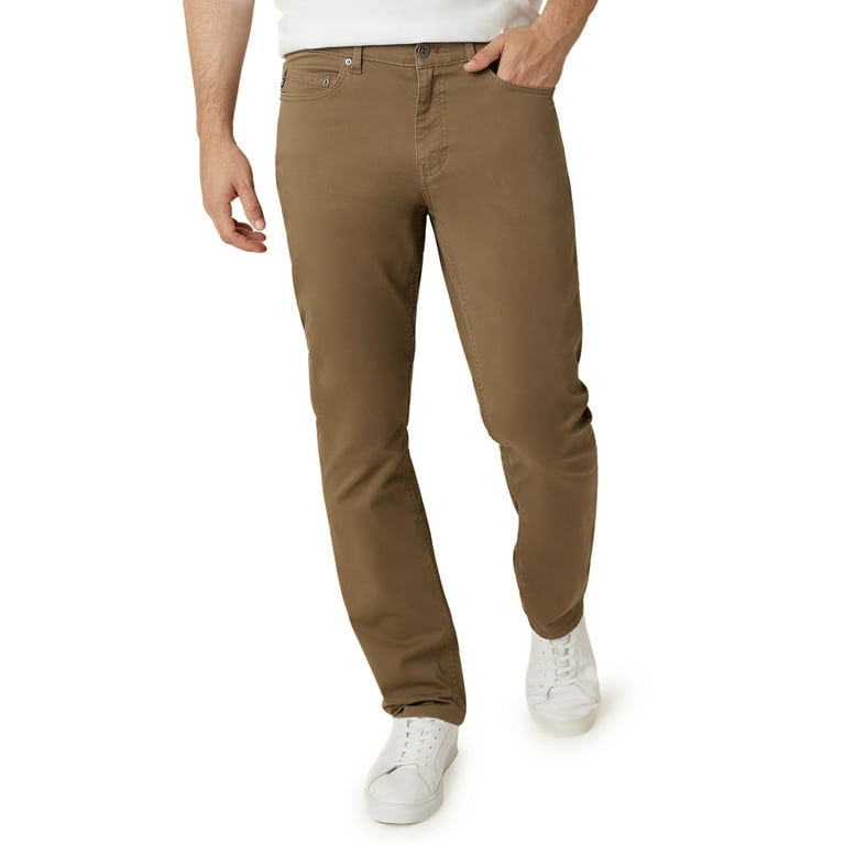 Chaps Men s Khaki Pants Slim Fit Comfort Stretch 5 Pocket Pant Casual Chinos with Flex Waistband for Men