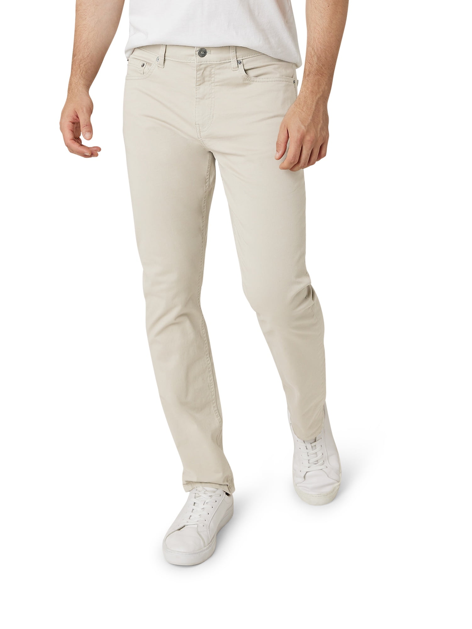 Chaps Men's Khaki Pants Slim Fit Comfort Stretch 5 Pocket Pant