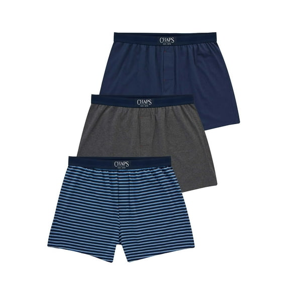Chaps Men's Knit Boxer, 3 Pack