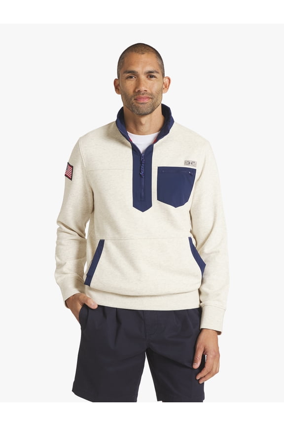 Men's Island French Terry Quarter Zip Sweatshirt, Sizes S - 2XL