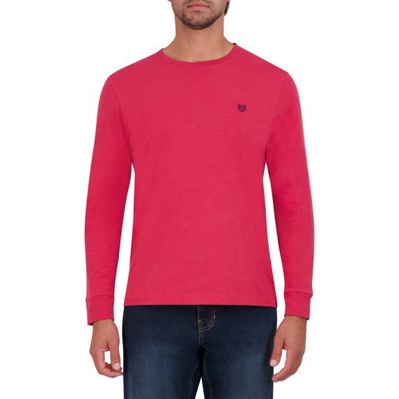 Chaps Men's Long Sleeve Logo Tee