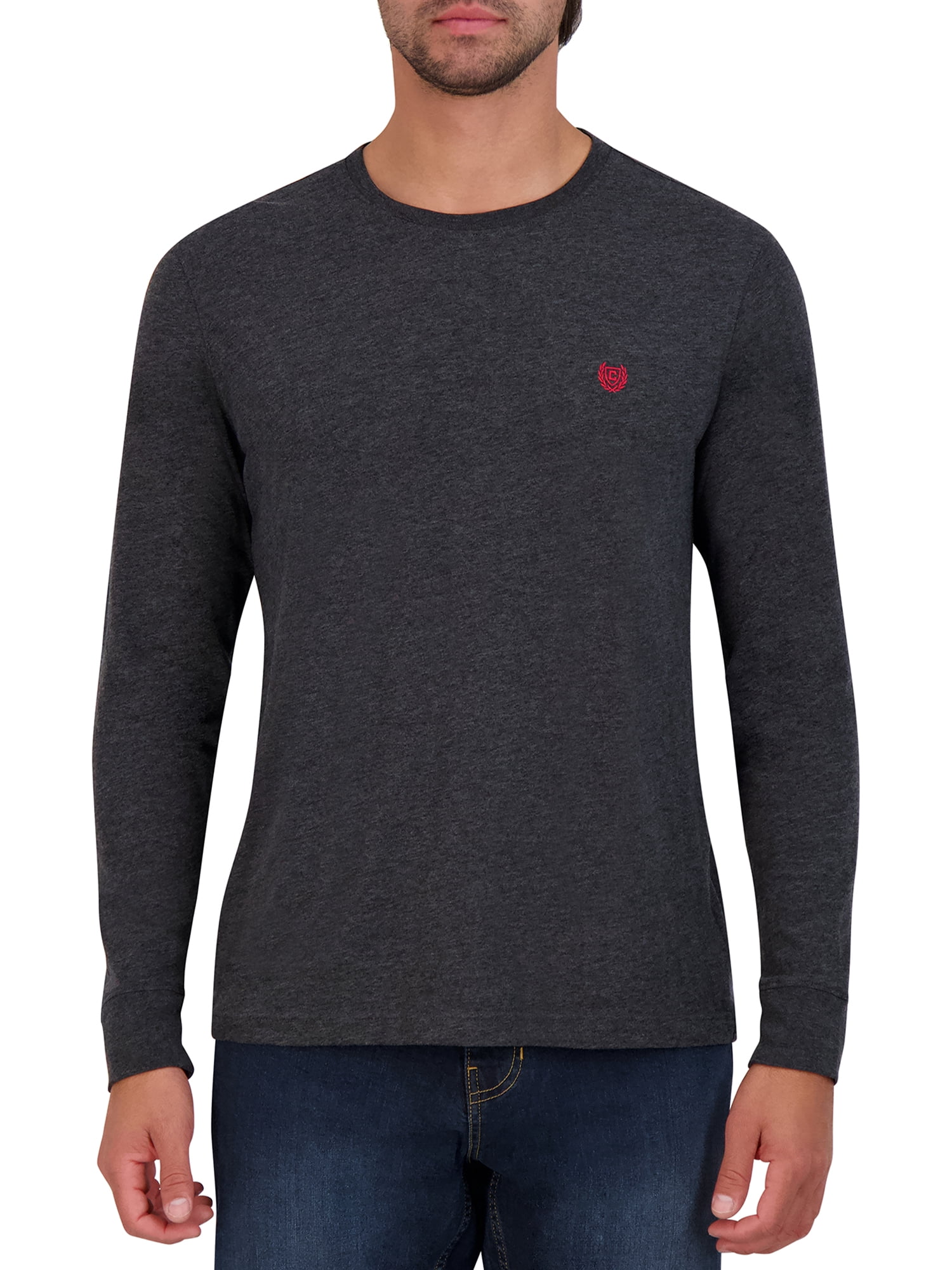 Chaps Men's Long Sleeve Logo Tee