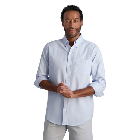 Chaps Men's Long Sleeve Oxford Button-Up Shirt, Sizes XS - 4XB