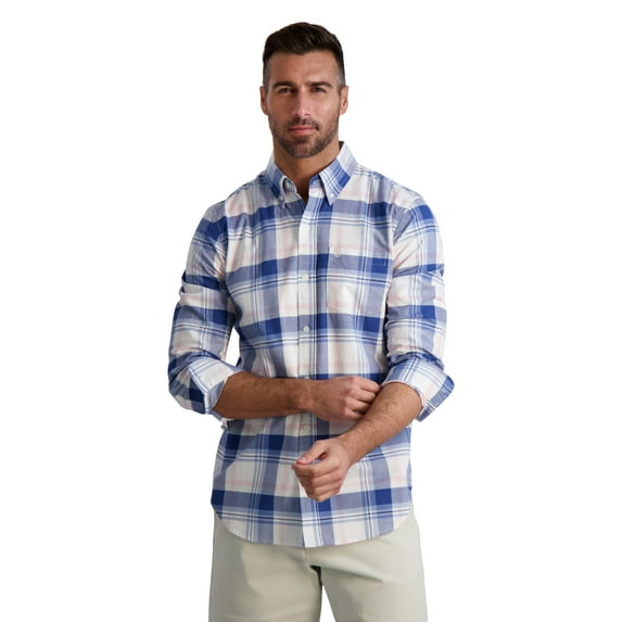 Chaps Men's Long Sleeve Oxford Button-Up Shirt, Sizes XS - 4XB