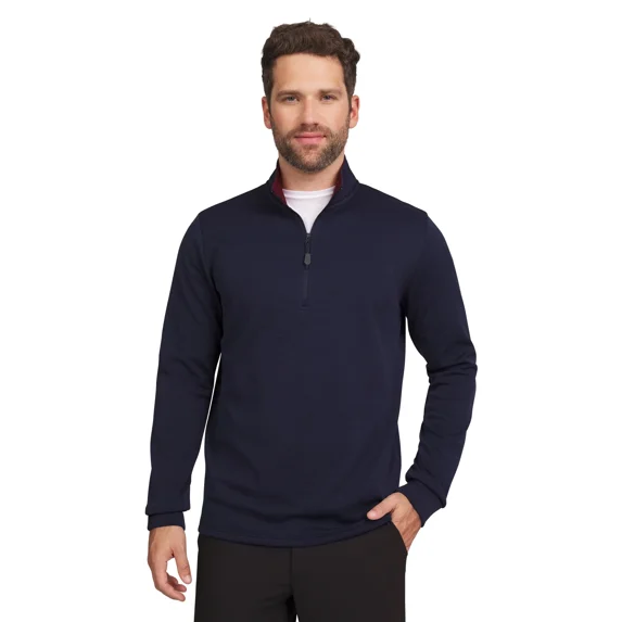 Chaps Golf Men's & Big Men's Fleece Quarter Zip Pullover Sweater, Sizes S-5XL