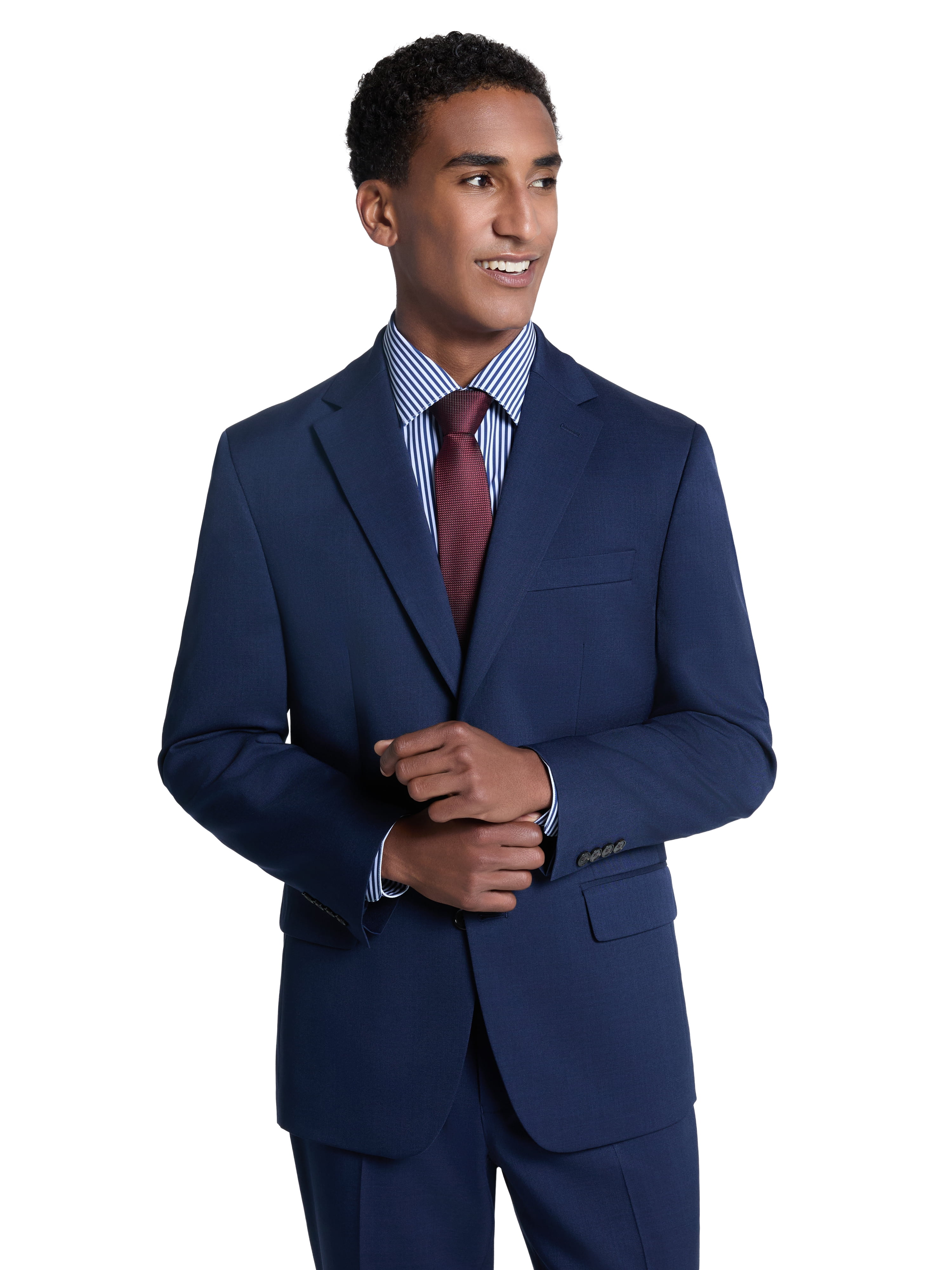 Chaps Men's Navy Solid Suit, Sizes 40R-48L