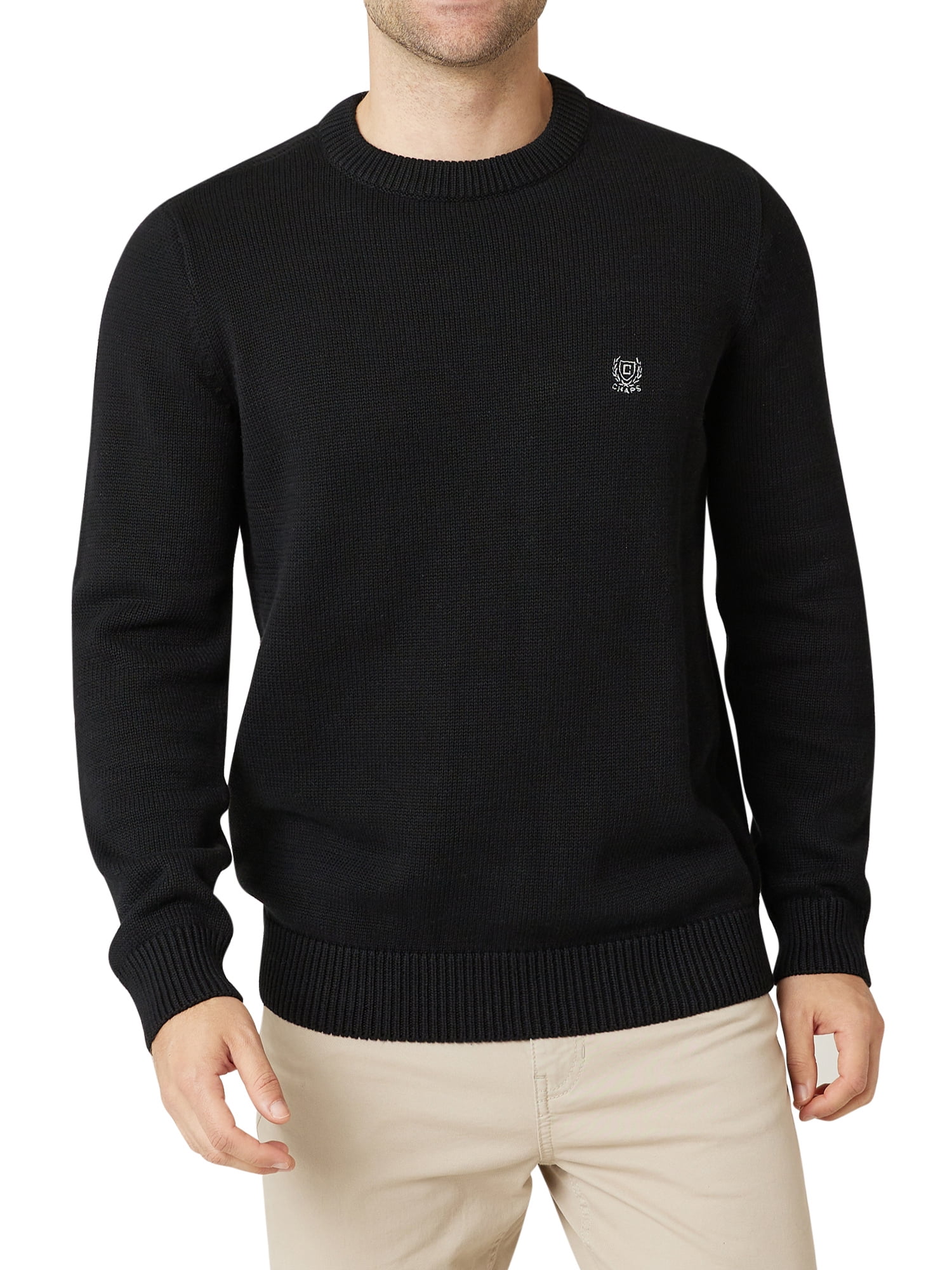 Monogram Embroidered Wool Crewneck - Men - Ready-to-Wear