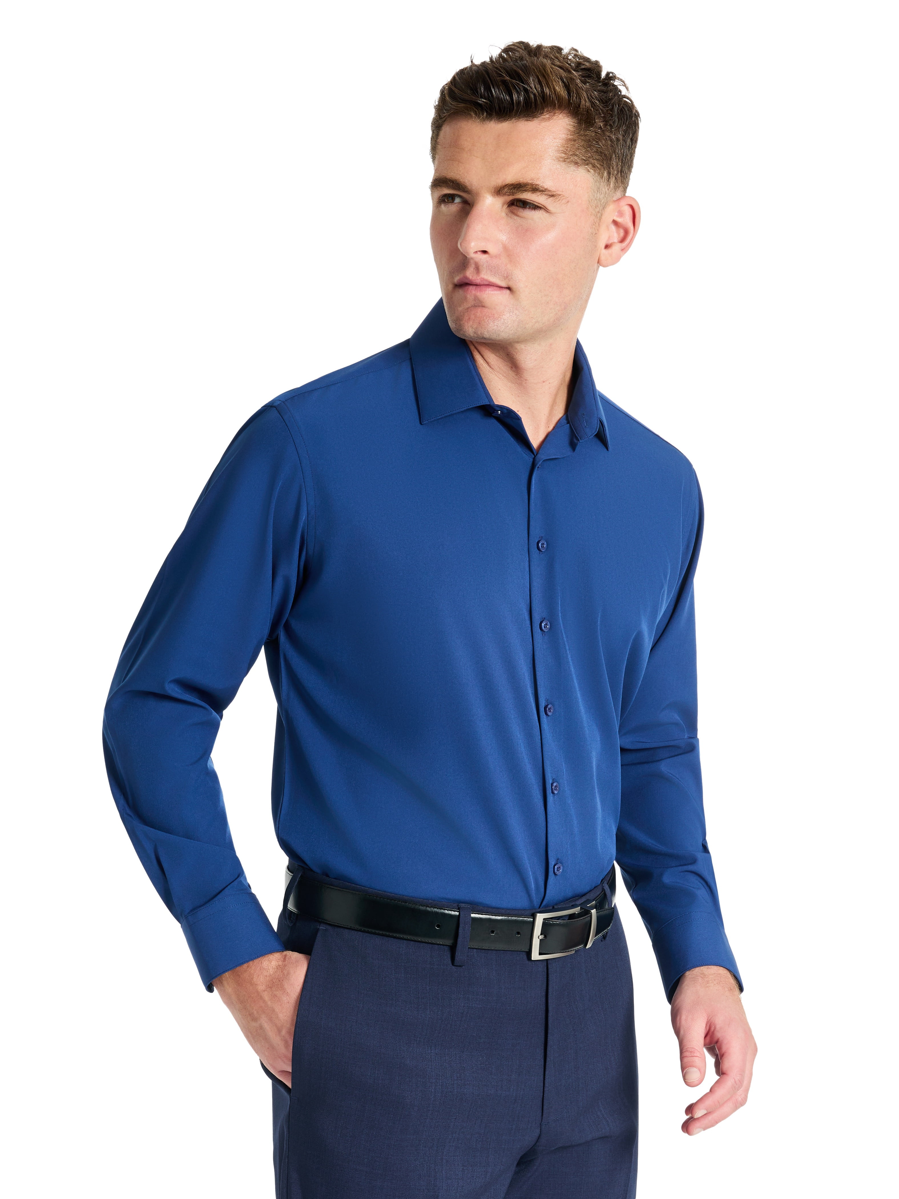 Chaps Men's Performance Classic Dress Shirt